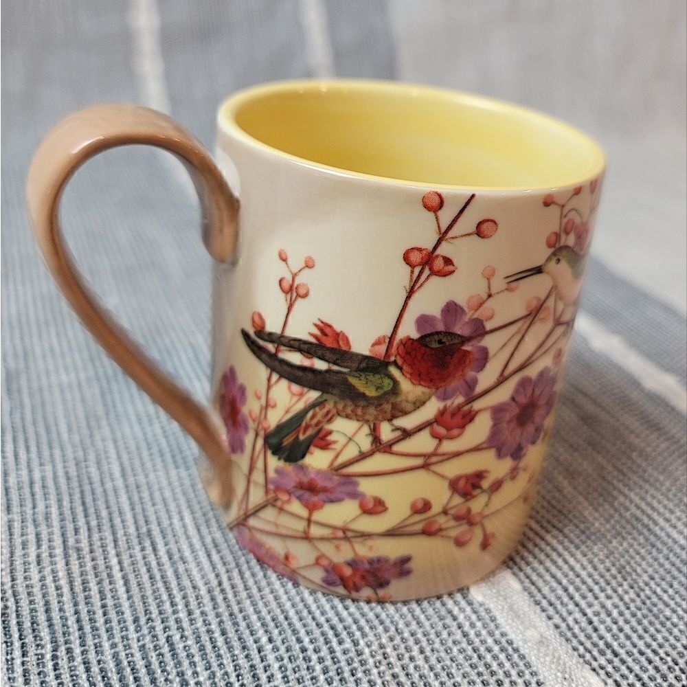 ANTHROPOLOGIE Hummingbird Coffee Mug - Picture 2 of 8